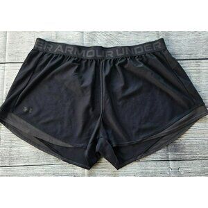 Under Armour Women's Black/Gray Shorts Size XXL Apparel Loose